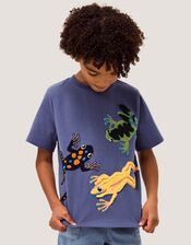 Flying Frog T-Shirt, Blue (BLUE), large