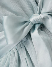 Ava Cape Sleeve Chiffon Bridesmaid Dress, Green (SAGE), large