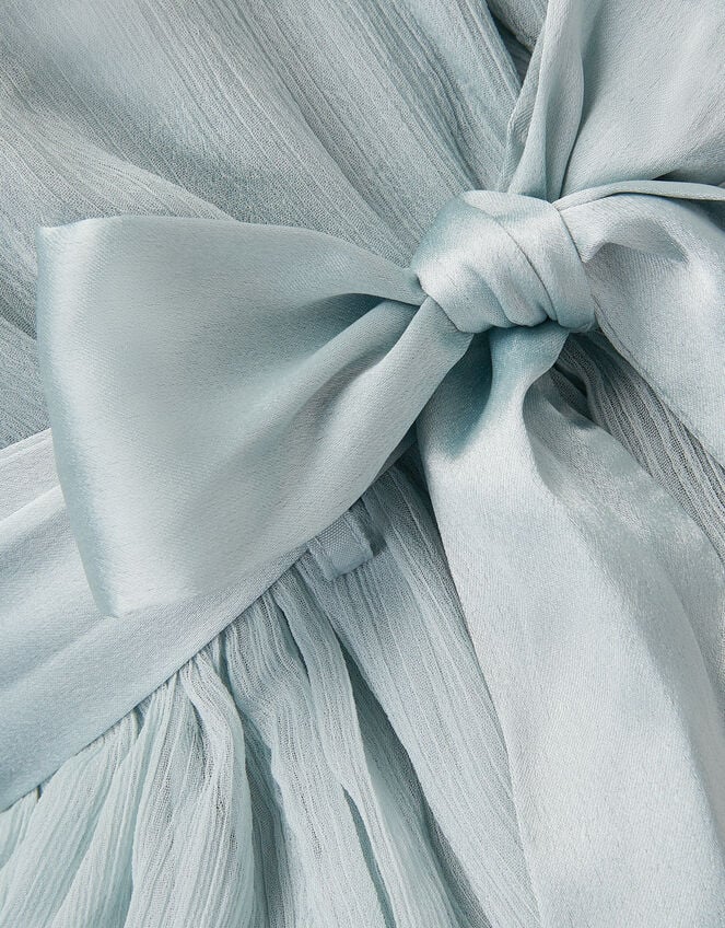 Ava Cape Sleeve Chiffon Bridesmaid Dress, Green (SAGE), large