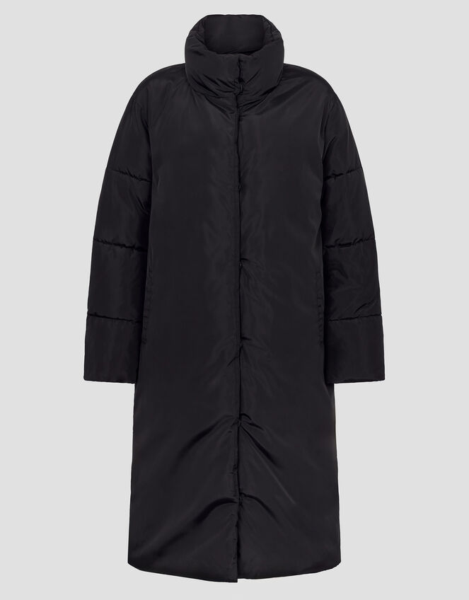 Poppy High Neck Puffer Coat, Black (BLACK), large