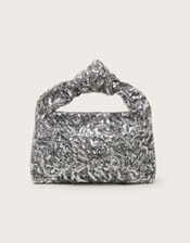 Sequin Knot Bag, , large