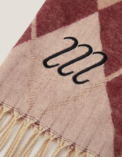 Asher Argyle Check Scarf, , large