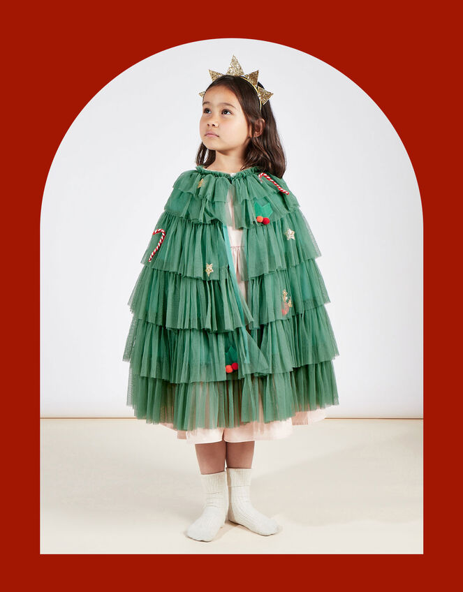 Meri Meri Christmas Tree Cape Costume, , large