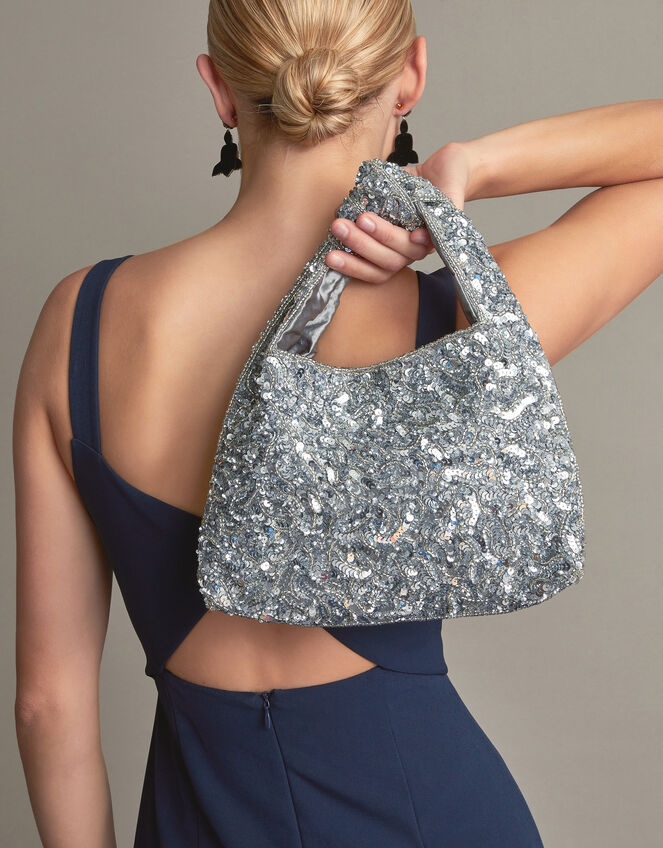 Sequin Knot Bag, , large