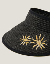 Tashie Embroidered Sun Visor, , large