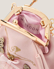 Mini Fairy Embellished Clip Frame Bag, , large