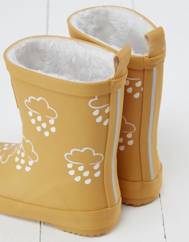 Grass and Air Colour-Revealing Welliies, Yellow (OCHRE), large