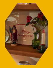 Anna + Nina Merry Hangover Serving Plate, , large