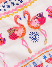 Sequin Embellished Flamingo Dress, Multi (MULTI), large