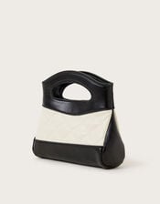 Monochrome Quilted Mini Bag, , large