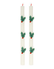 2-Pack Meri Meri Holly Taper Candles, , large