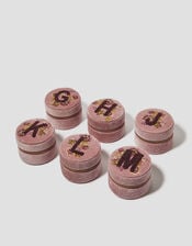 Initial Embellished Jewellery Box, Pink (PINK), large