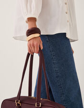 2-Pack Chunky Resin Bangle Bracelets, , large