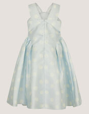 Marney Polka Dot Party Dress, Blue (PALE BLUE), large