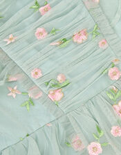 Primrose Embroidered Party Dress, Green (GREEN), large