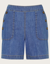 Harper Denim Shorts, Blue (DENIM BLUE), large