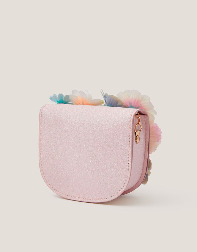 Appliqu&eacute; Floral Corsage Bag, , large