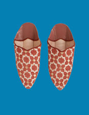 Bohemia Design Star Brocade Slippers, LIGHT BROWN, large