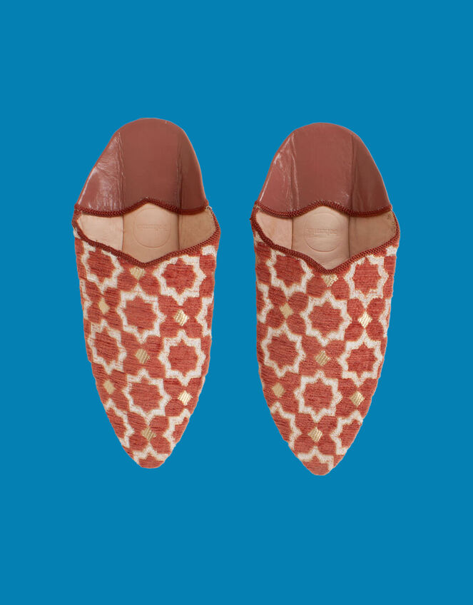 Bohemia Design Star Brocade Slippers, LIGHT BROWN, large