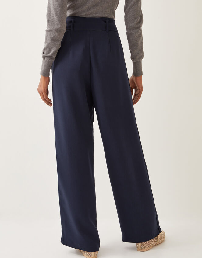 Scarlet Trim Trousers, Blue (NAVY), large