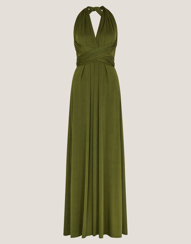 Thea Multiway Bridesmaid Dress, Green (OLIVE), large