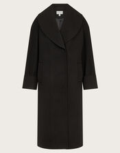 Carrie Shawl Coat, Black (BLACK), large