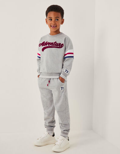 Adventure Sweatshirt & Joggers Set, Grey (GREY), large