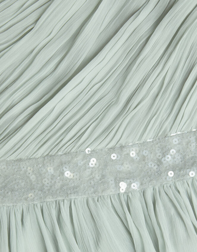 Abigail One-Shoulder Prom Dress, Green (SAGE), large