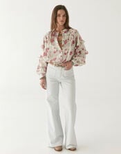 Maison Hotel Floral Lolita Blouse, Multi (MULTI), large
