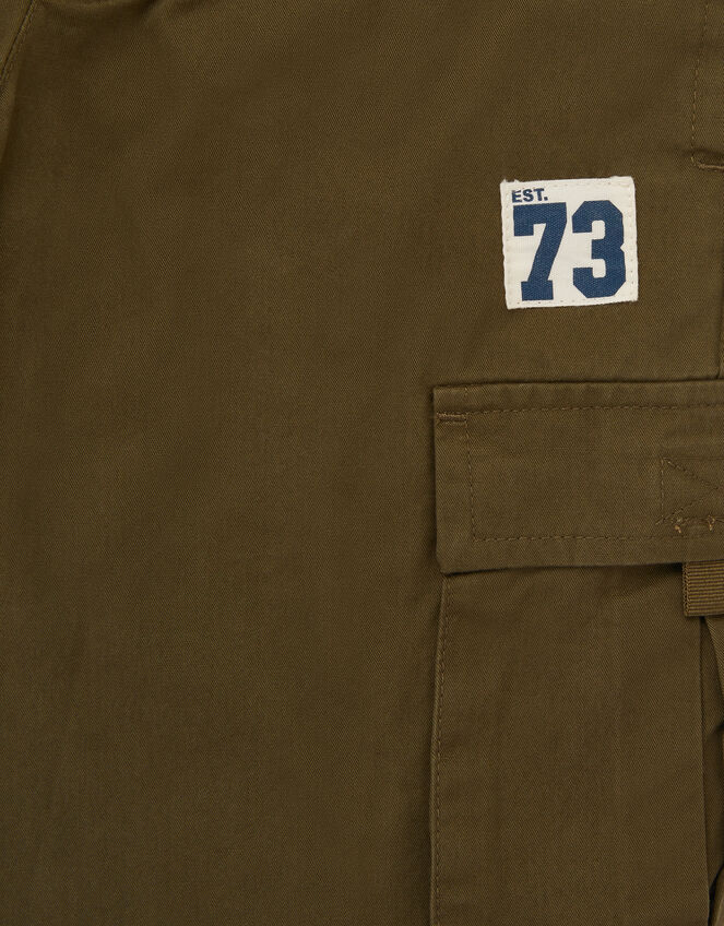 Lined Cargo Trousers, Green (KHAKI), large