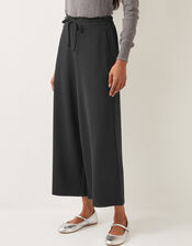 Jo Jersey Culotte Trousers, Black (BLACK), large