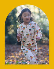 Little Green Radicals Rainbow Tree Pyjamas Set, Multi (MULTI), large