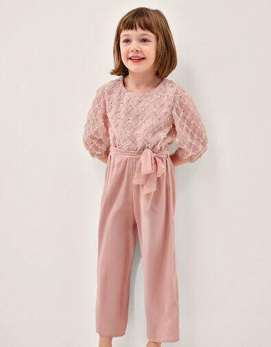 Gracie Embellished Party Jumpsuit, Pink (PINK), large