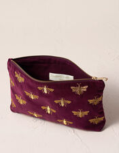 Elizabeth Scarlett Honey Bee Zip Pouch, , large