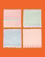 Meri Meri 4-Pack Pastel Cotton Napkins, , large