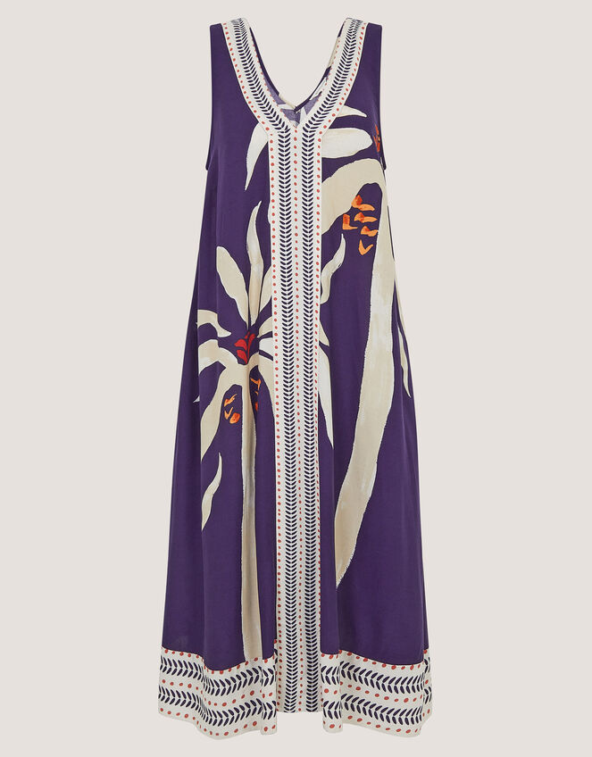 Paloma Sleeveless Midi Dress, Blue (NAVY), large