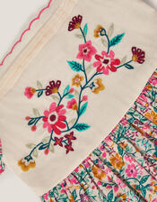 Embroidered Floral Dress, Multi (MULTI), large