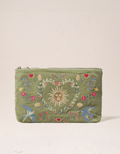 Elizabeth Scarlett Earth Goddess Velvet Pouch, , large