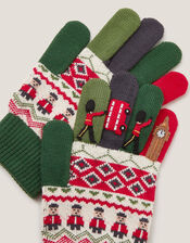 London Knit Gloves, Multi (MULTI), large