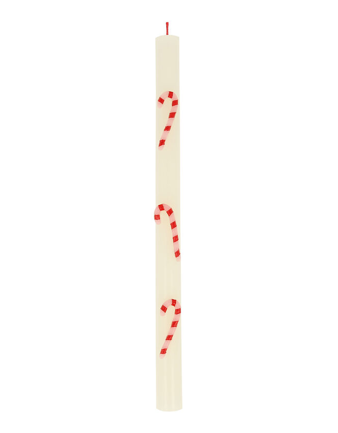 Meri Meri 2-Pack Candy Cane Christmas Taper Candles, , large