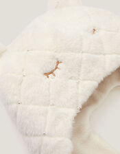 Pearly Cat 3-in-1 Hat Scarf, Ivory (IVORY), large