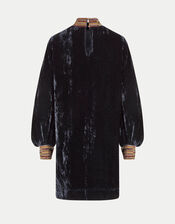 East Embellished Collar Dress, Blue (NAVY), large