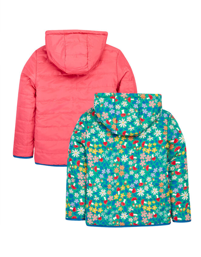 Frugi Reversible Toasty Trail Jacket, Pink (PINK), large