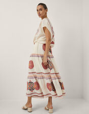 Devotion Twins Olympia Jacquard Midi Skirt, , large
