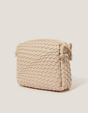 Piper Woven Cross Body Bag, Natural (NEUTRAL), large