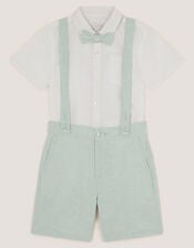 Rowan 3-Piece Short Suit with Braces, Green (SAGE), large
