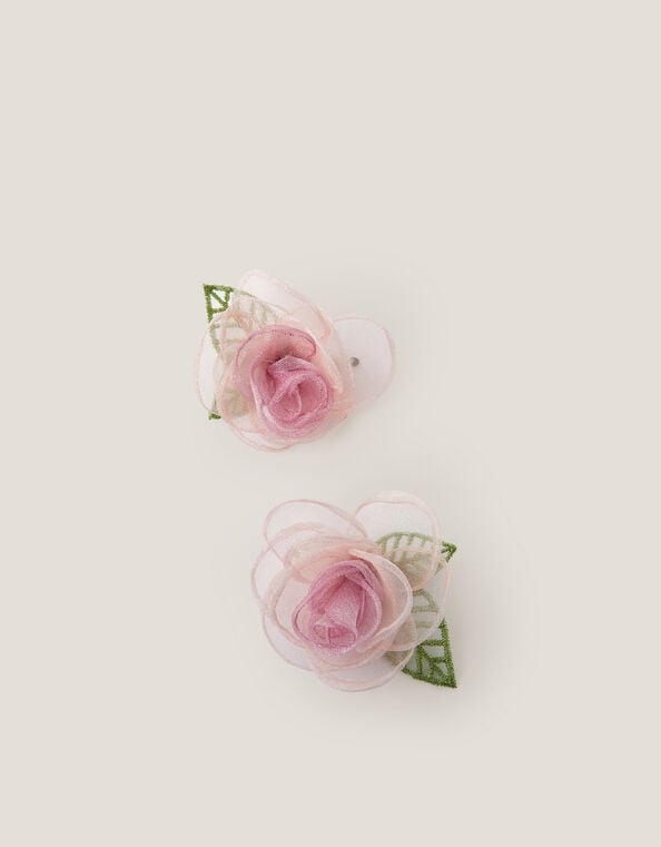 2-Pack Rose Hair Clips, , large