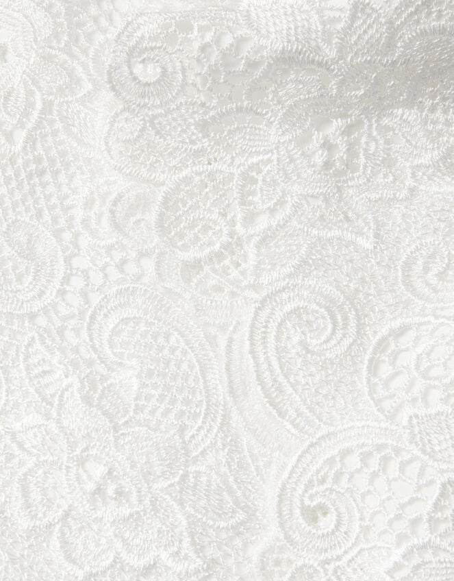 Anna Lace Bridesmaid Top, Ivory (IVORY), large