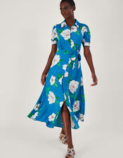 Milana Embellished Shirt Dress, Blue (BLUE), large