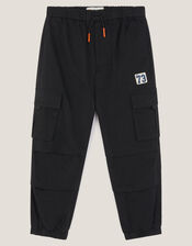 Lined Cargo Trousers, Black (BLACK), large